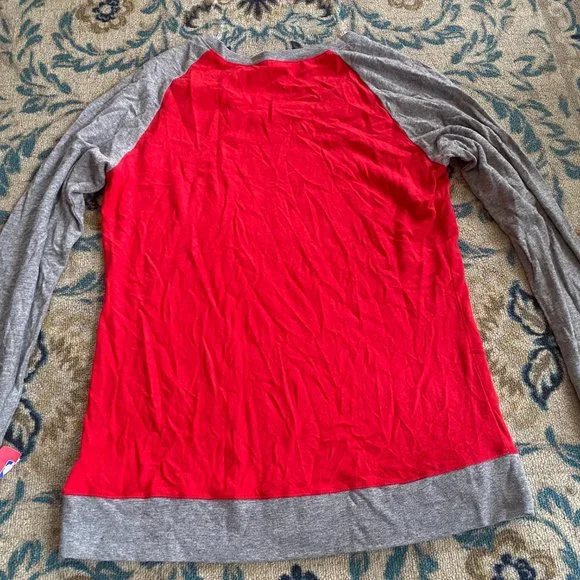 Chicago Bulls NBA Women’s Raglan Pullover Fleece S - Picture 6 of 7